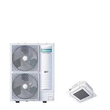 PAC SET deepcool cassette 4-weg 8-serie 10,5 kW (R32) 400V