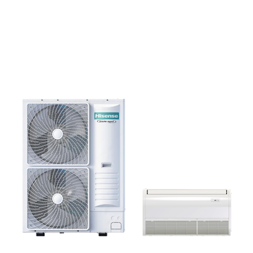 PAC SET deepcool vloer/plafond 8-serie 10,5 kW (R32) 400V