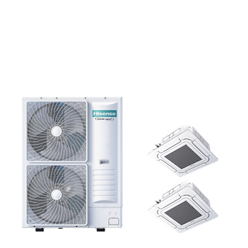 !TEST! TWIN cassette 4-weg 8-serie 14 kW (R32) 400V