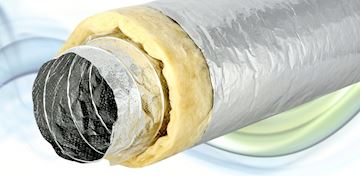 Sonoslang 102mm L-10mtr, geïsol. akoestische slang