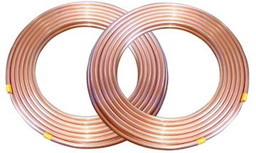 Koelleiding op rol 5/8 x 0,89 mm - rol 15,24 mtr - pr/rol