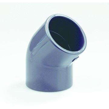 PVC HD knie 45gr 32 mm