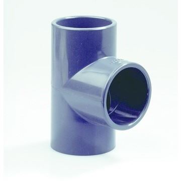 PVC HD t-stuk 90gr 40 mm