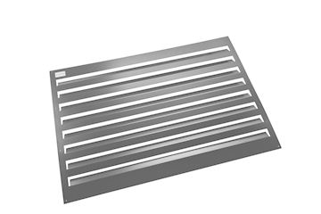 Evolar - Back Panel vrijstaand XL antraciet