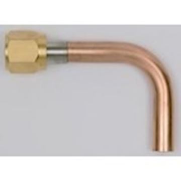 Flexflair RVS soldeerkoppeling 90° bocht 1/4-1/4
