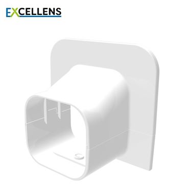 Tecnosystemi - Plafond eindkap 100 Wit (VPE 3)