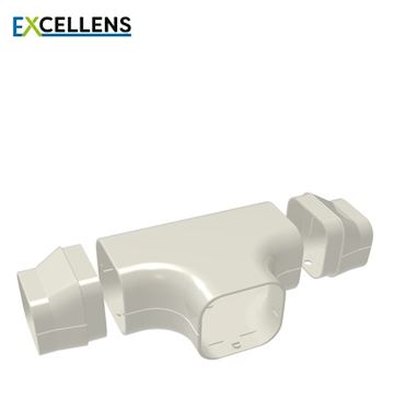 Tecnosystemi - T-stuk 72 Creme (VPE 3)
